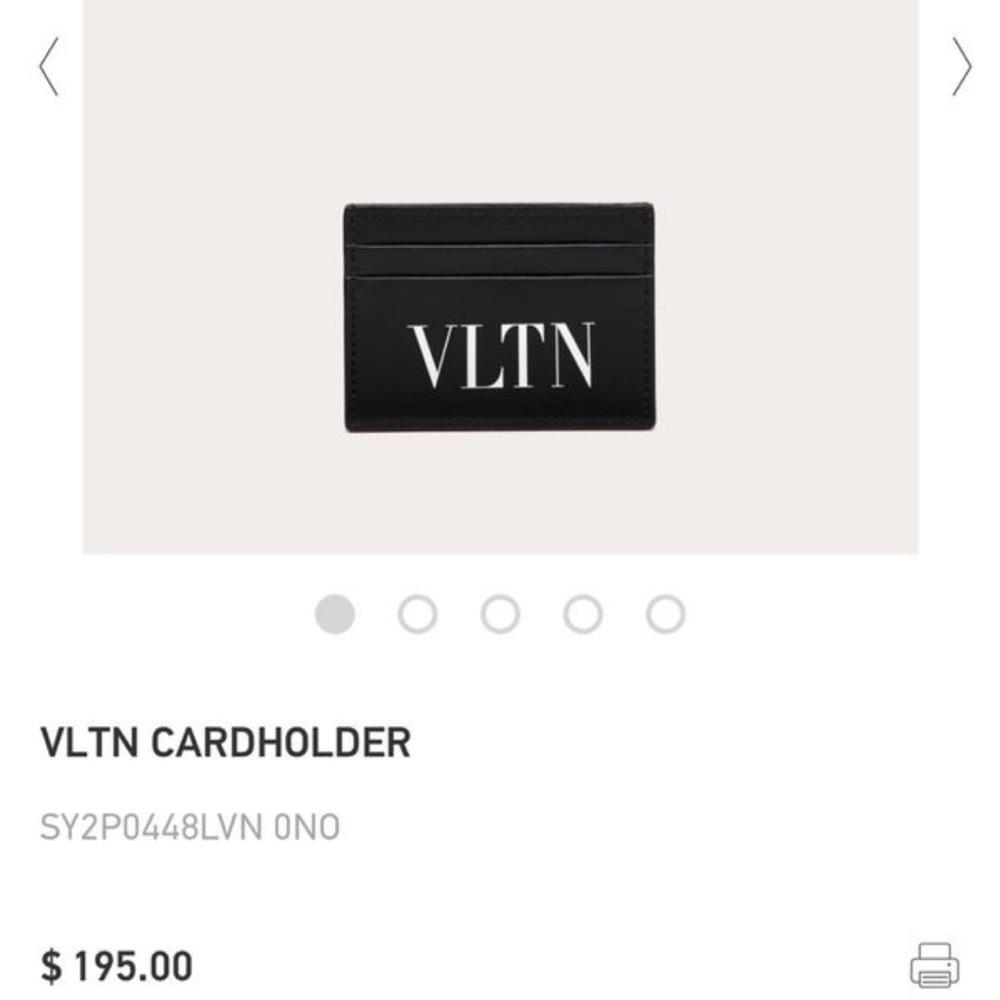 Unisex card wallet.